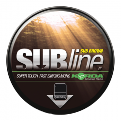Korda - Subline 1000m 12lb 0,35mm Brown - żyłka na kołowrotek
